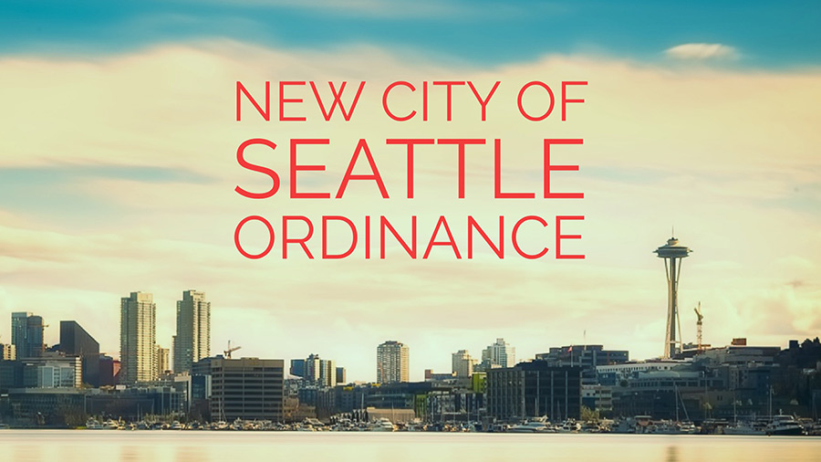 New City of Seattle Ordinance