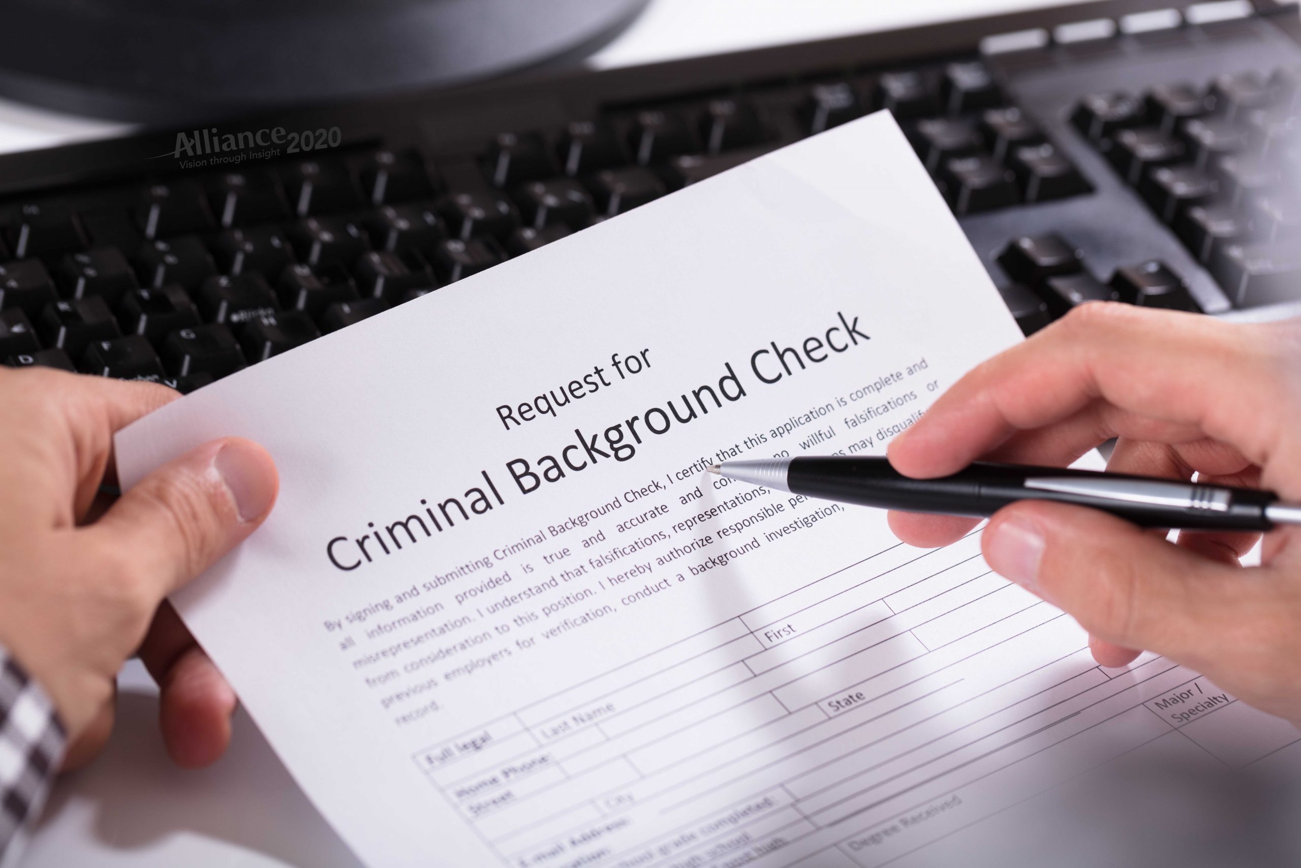 The Process of Criminal Background Screening - Alliance 2020